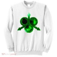Mark Of Nurgle Green Galaxy Everything Must End Quote Sweatshirt thumb 0