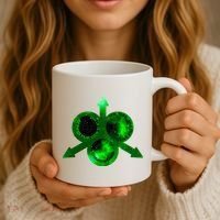 Mark Of Nurgle Green Galaxy Everything Must End Quote Coffee Mug thumb 3