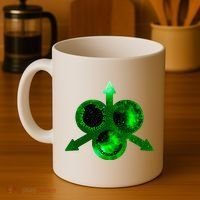 Mark Of Nurgle Green Galaxy Everything Must End Quote Coffee Mug thumb 4