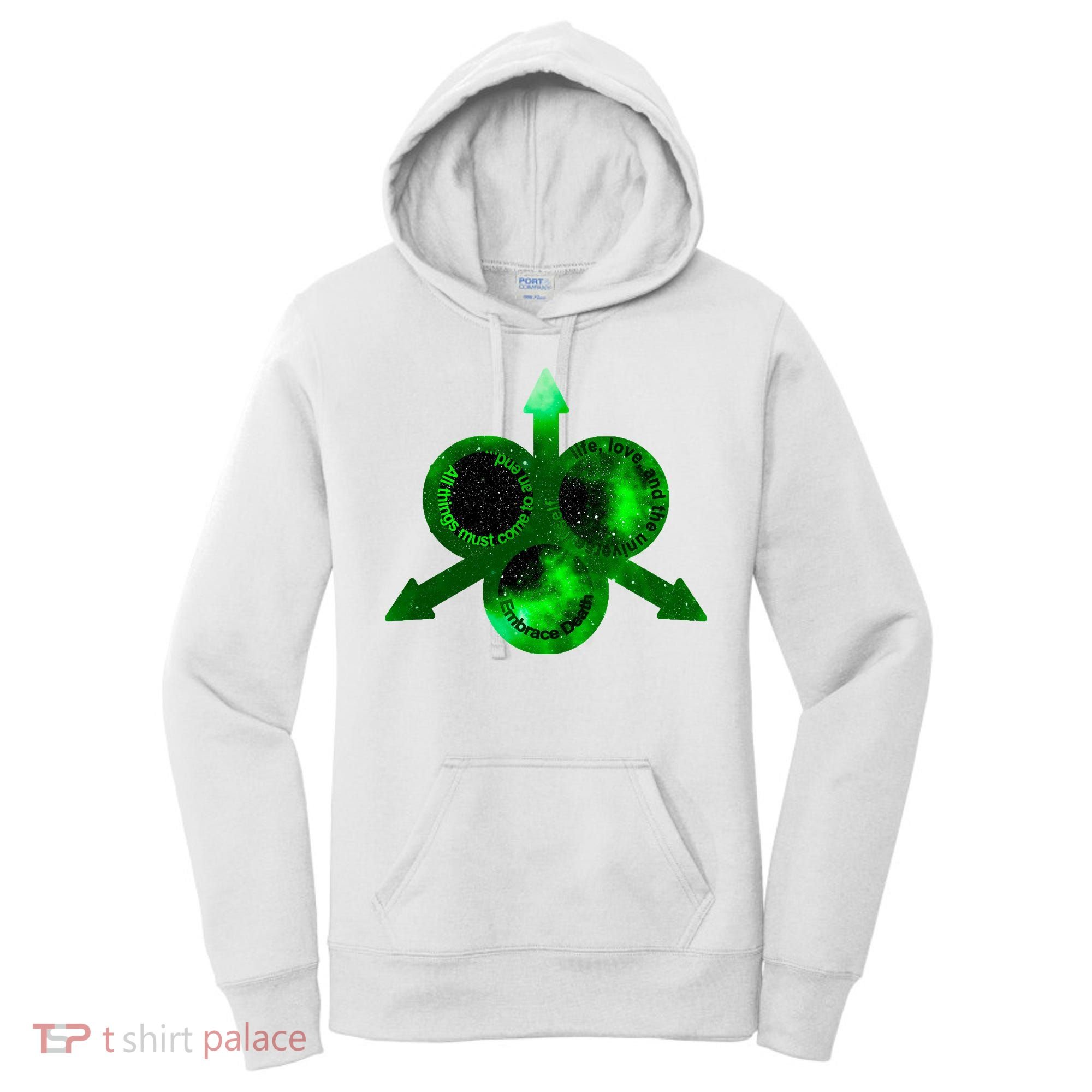 Mark Of Nurgle Green Galaxy Everything Must End Quote Women's Hoodie