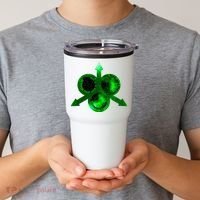 Mark Of Nurgle Green Galaxy Everything Must End Quote Tumbler thumb 2