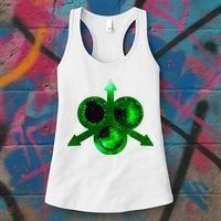 Mark Of Nurgle Green Galaxy Everything Must End Quote Women's Tank Top thumb 3