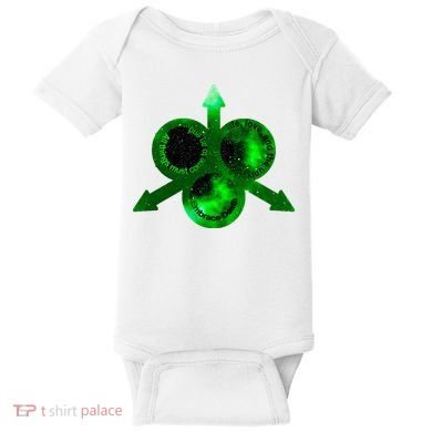 Mark Of Nurgle Green Galaxy Everything Must End Quote Baby Bodysuit