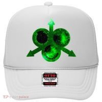 Mark Of Nurgle Green Galaxy Everything Must End Quote Hat thumb 0