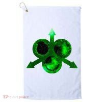 Mark Of Nurgle Green Galaxy Everything Must End Quote Golf Towel thumb 0