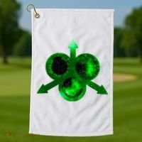 Mark Of Nurgle Green Galaxy Everything Must End Quote Golf Towel thumb 1