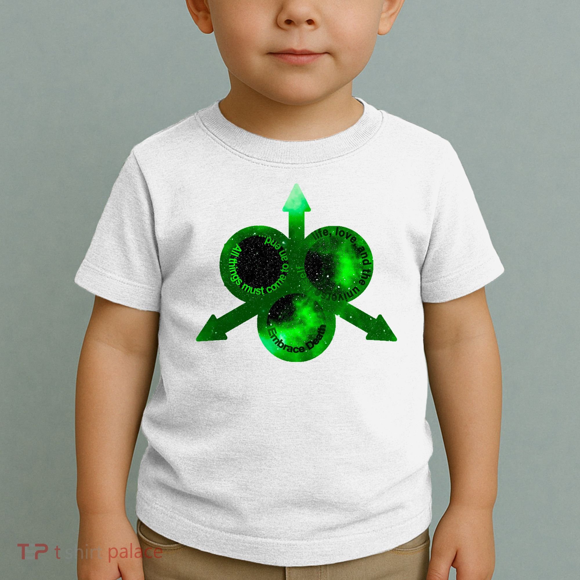 Mark Of Nurgle Green Galaxy Everything Must End Quote Toddler T-Shirt