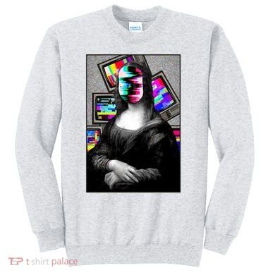 Mona Lisa Glitch Sweatshirt