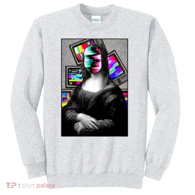 Mona Lisa Glitch Sweatshirt