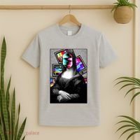 Mona Lisa Glitch T-Shirt thumb 2