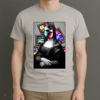 Mona Lisa Glitch T-Shirt thumb 3