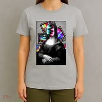 Mona Lisa Glitch T-Shirt thumb 4