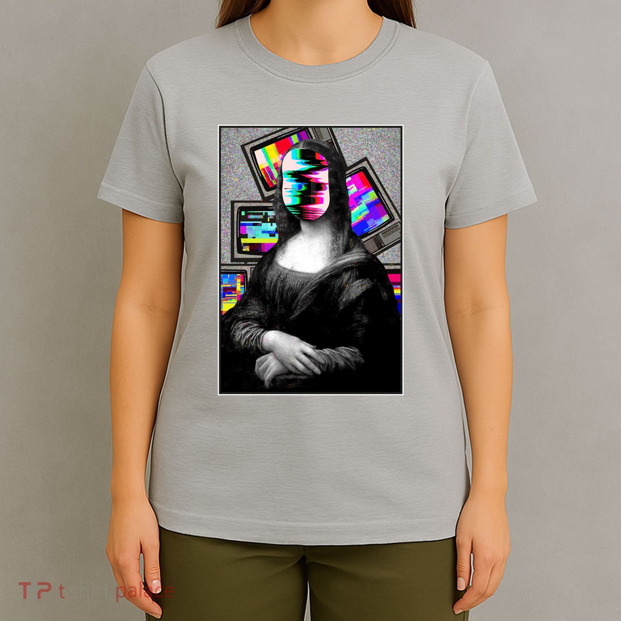 Mona Lisa Glitch T-Shirt