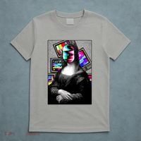 Mona Lisa Glitch T-Shirt thumb 5