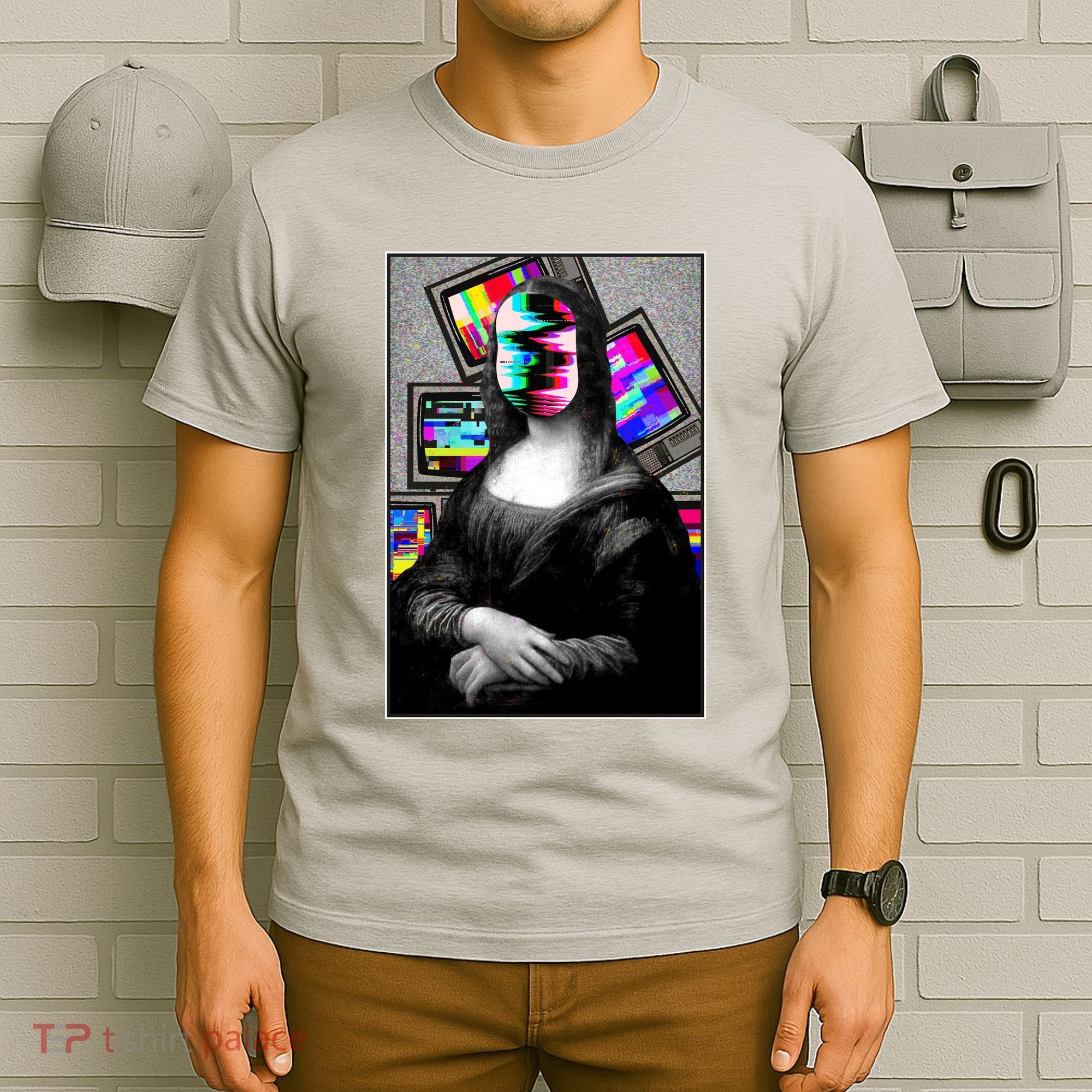 Mona Lisa Glitch T-Shirt