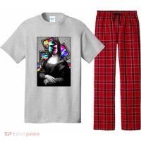 Mona Lisa Glitch Pajama Set thumb 0