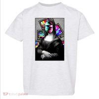 Mona Lisa Glitch Toddler T-Shirt thumb 0
