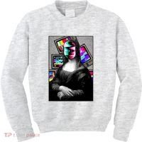 Mona Lisa Glitch Kids Sweatshirt thumb 0