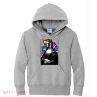 Mona Lisa Glitch Kids Hoodie thumb 0