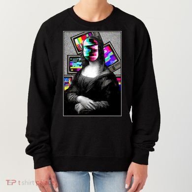 Mona Lisa Glitch Women's Sweatshirt