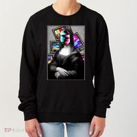 Mona Lisa Glitch Women's Sweatshirt thumb 0