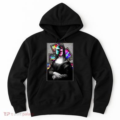 Mona Lisa Glitch Hoodie