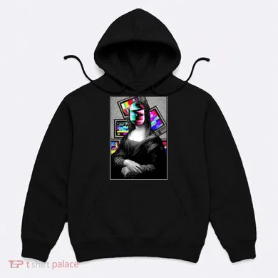 Mona Lisa Glitch Hoodie