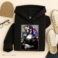 Mona Lisa Glitch Hoodie thumb 4