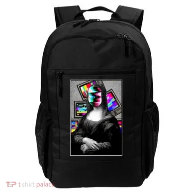 Mona Lisa Glitch Backpack