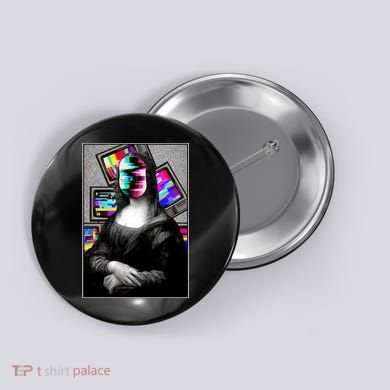 Mona Lisa Glitch Button