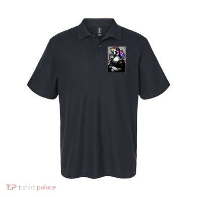 Mona Lisa Glitch Polo