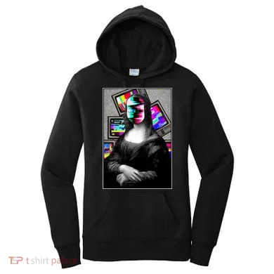 Mona Lisa Glitch Women's Hoodie