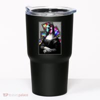 Mona Lisa Glitch Tumbler thumb 0