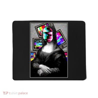 Mona Lisa Glitch Mousepad