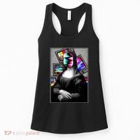 Mona Lisa Glitch Women's Tank Top thumb 0