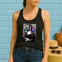 Mona Lisa Glitch Women's Tank Top thumb 2