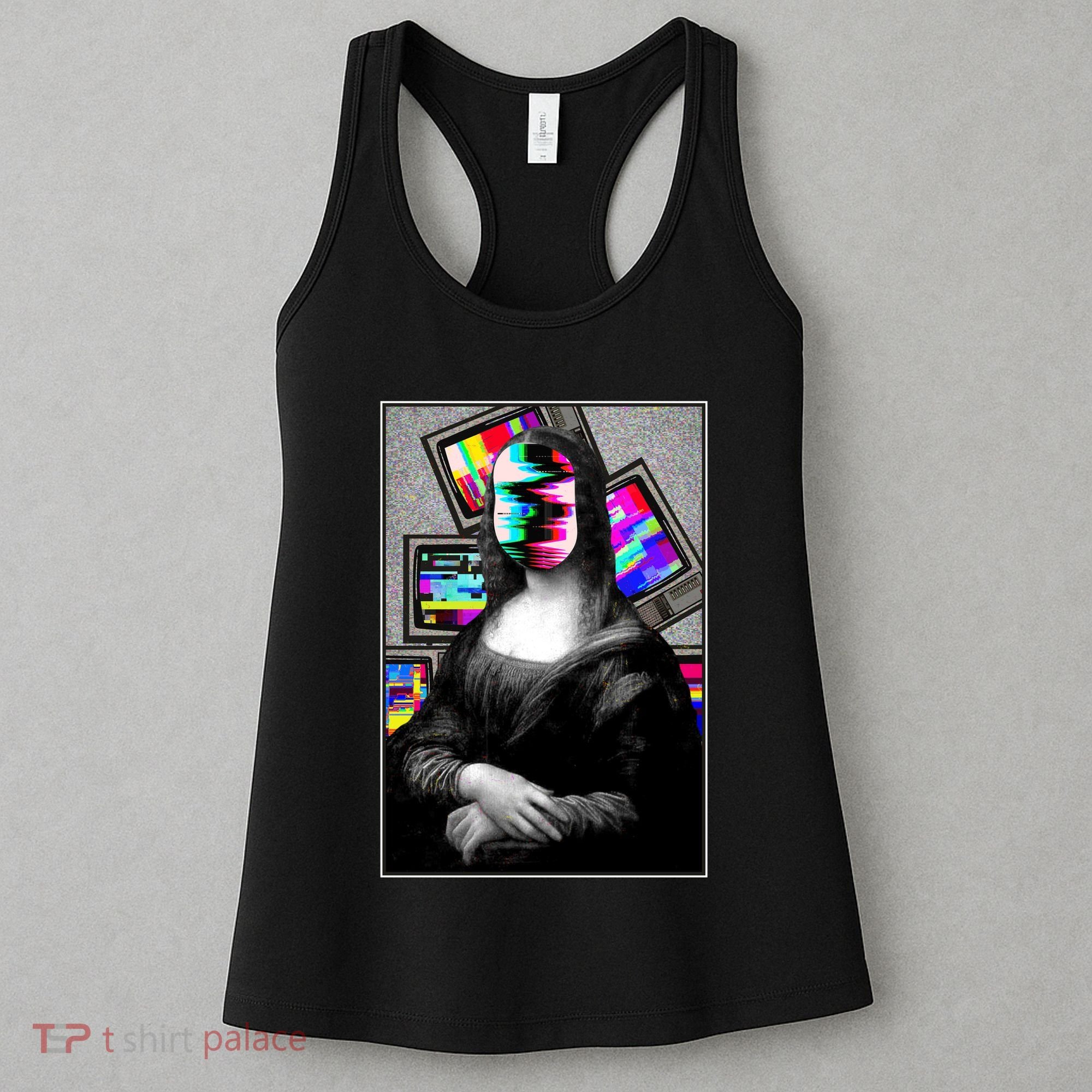 Mona Lisa Glitch Women's Tank Top