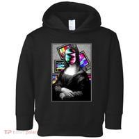 Mona Lisa Glitch Toddler Hoodie thumb 0