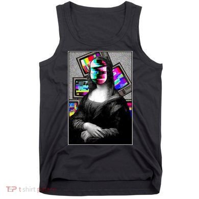 Mona Lisa Glitch Tank Top