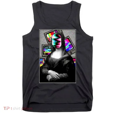 Mona Lisa Glitch Tank Top