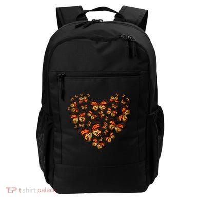 Monarch Butterfly Heart Backpack