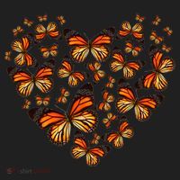 Monarch Butterfly Heart Beanie thumb 2