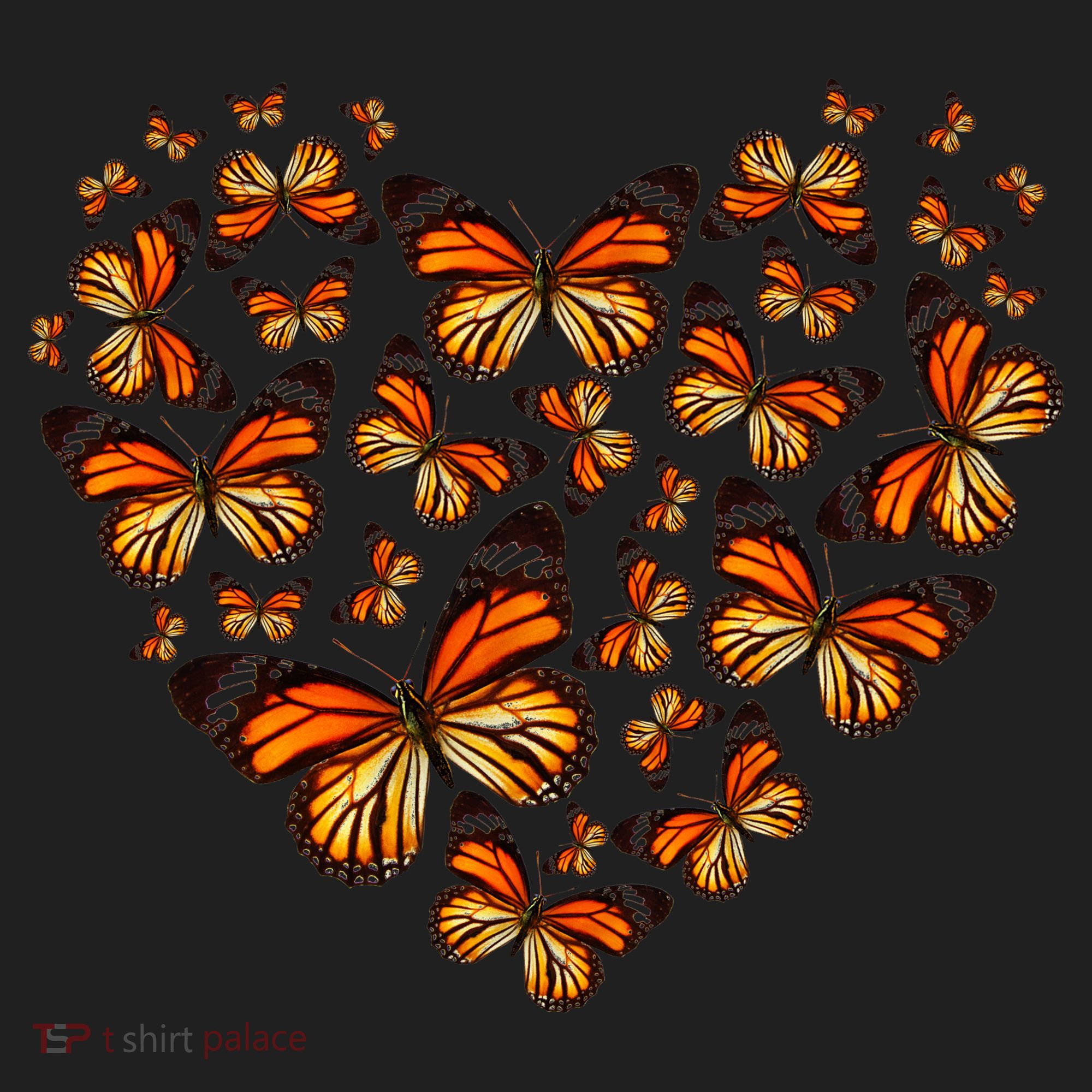 Monarch Butterfly Heart Hat