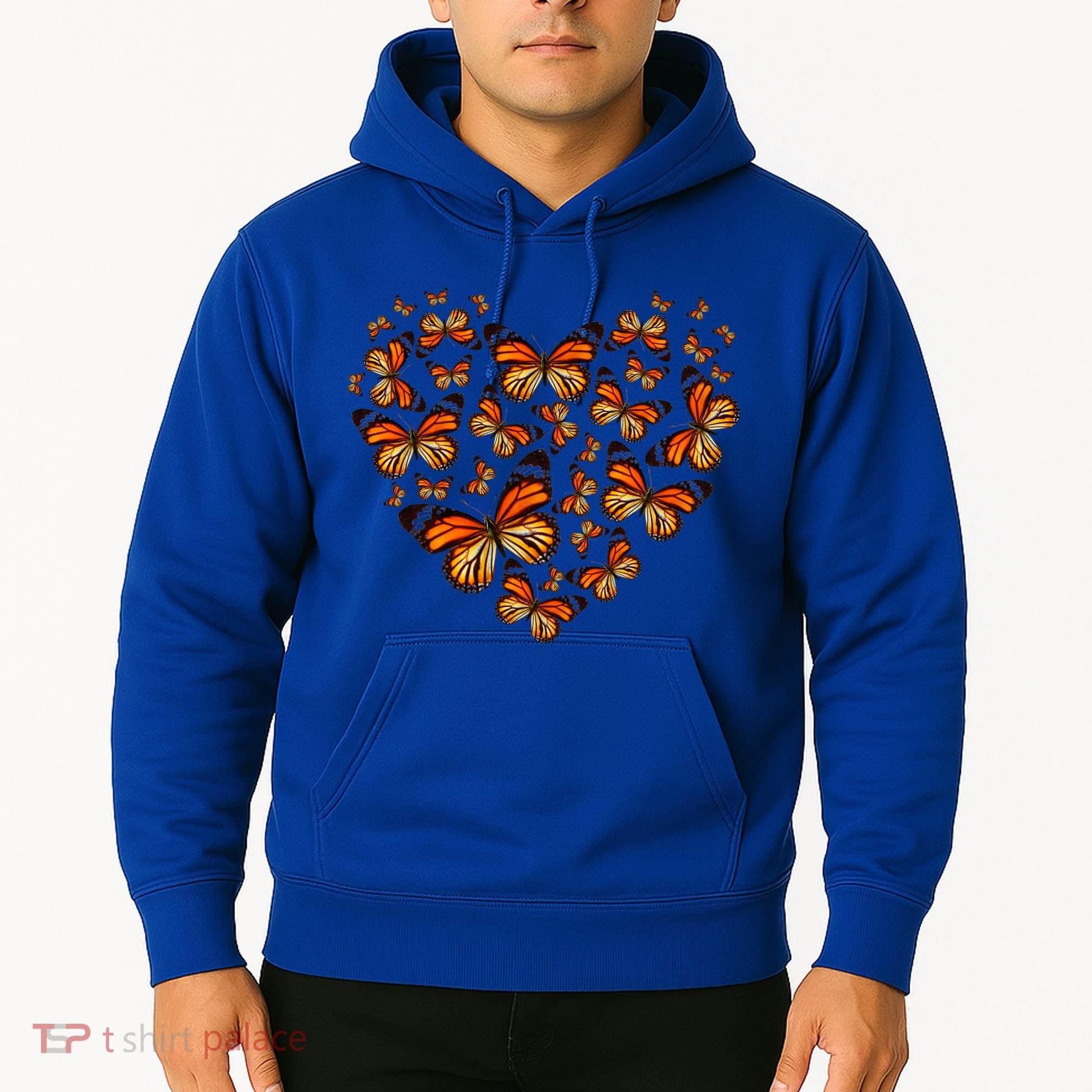 Monarch Butterfly Heart Hoodie