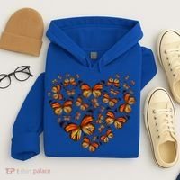 Monarch Butterfly Heart Hoodie thumb 4
