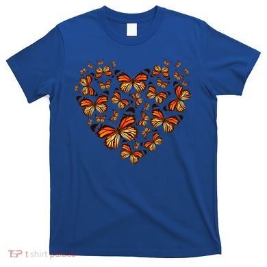 Monarch Butterfly Heart T-Shirt