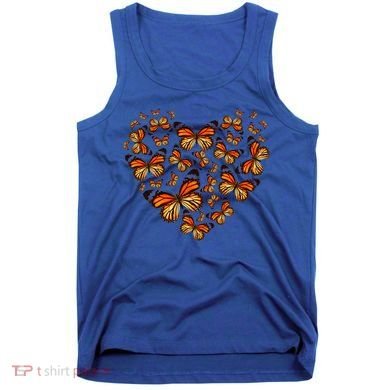 Monarch Butterfly Heart Tank Top