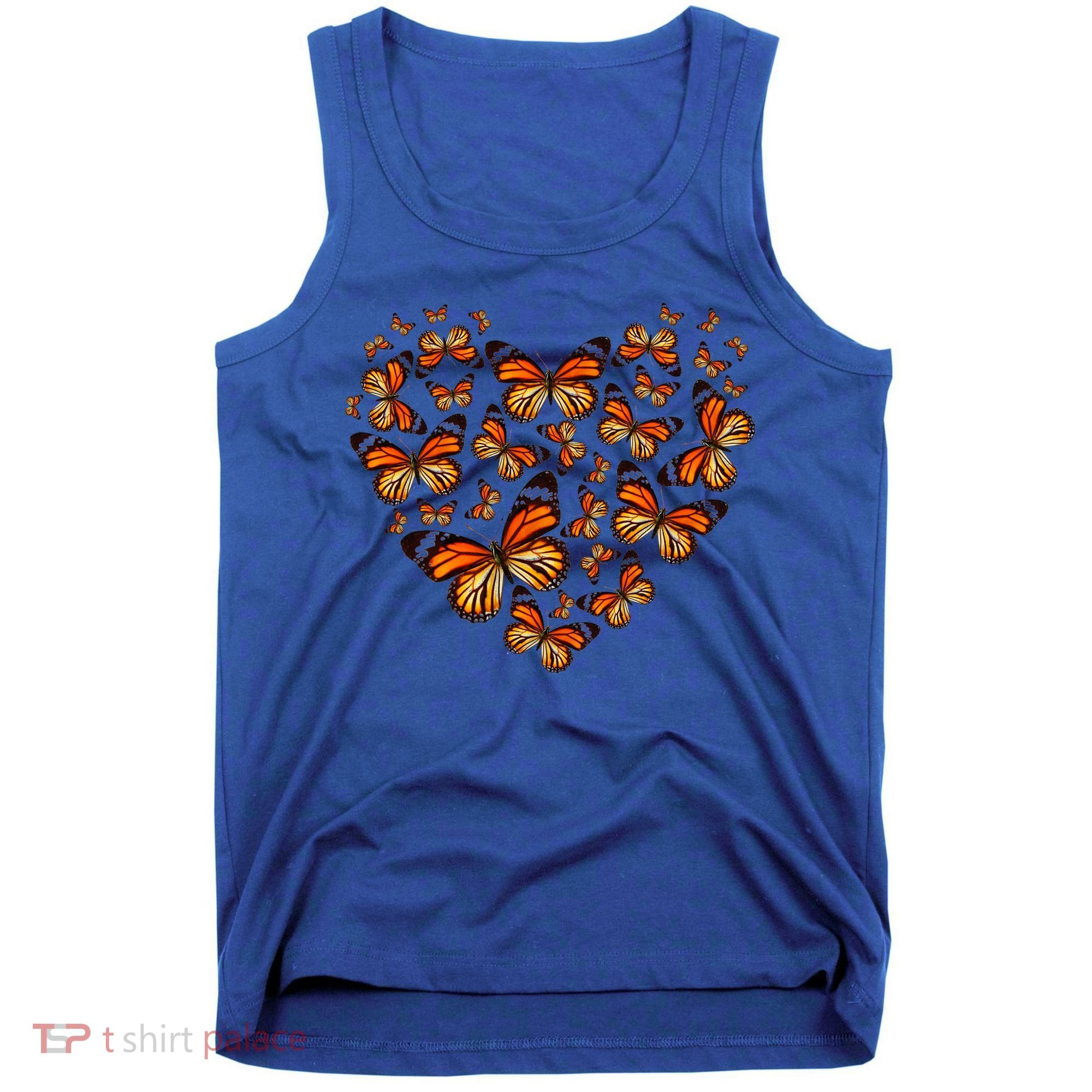 Monarch Butterfly Heart Tank Top