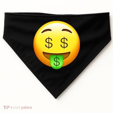 Money Emoji USA-Made Doggie Bandana