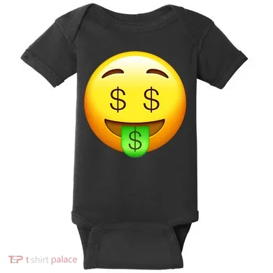 Money Emoji Baby Bodysuit